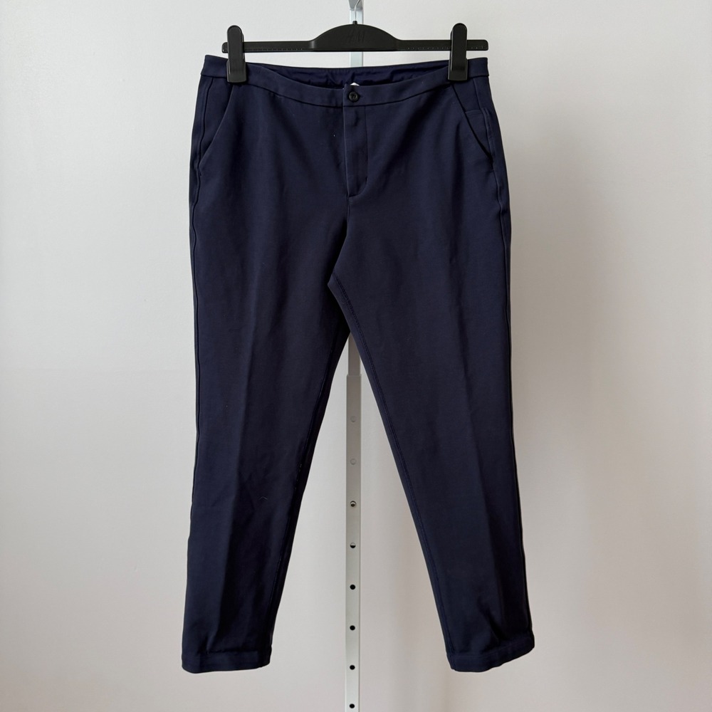 Lululemon sz 10 Here to‎ There 7/8 Pant Blue Trouser Preppy Minimalist Casual
